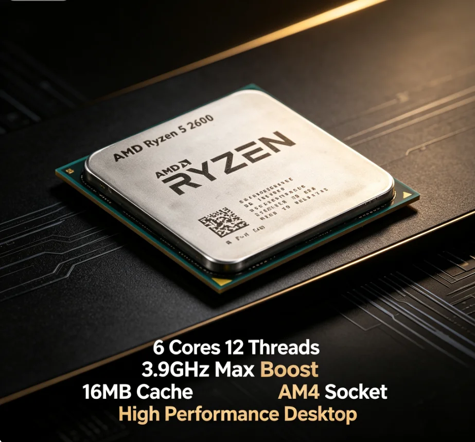 Home Office Budget - Ekonomiczny, wielozadaniowy procesor AMD Ryzen 5