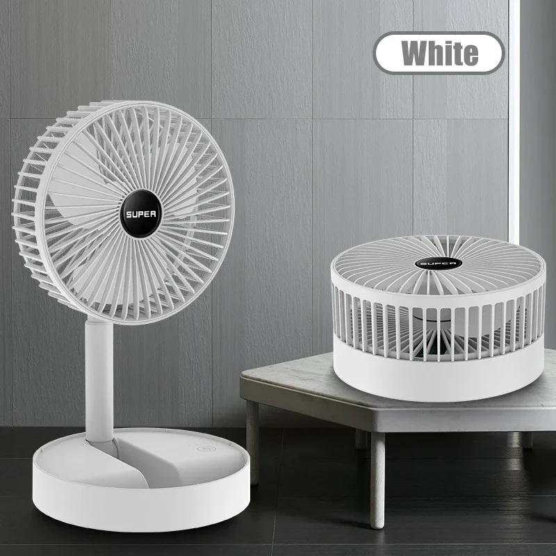 Usb Desk Fan - Regulowany Składany Wentylator USB Mini Elektryczny