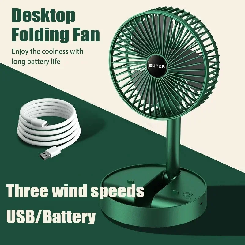 Regulowany Składany Wentylator – Usb Desk Fan recenzja i cena