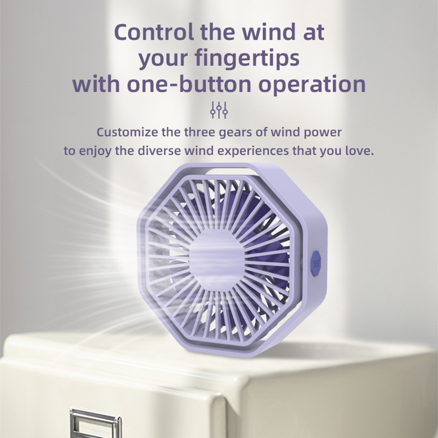 Sześciokątny wentylator biurko – Usb Desk Fan recenzja i cena