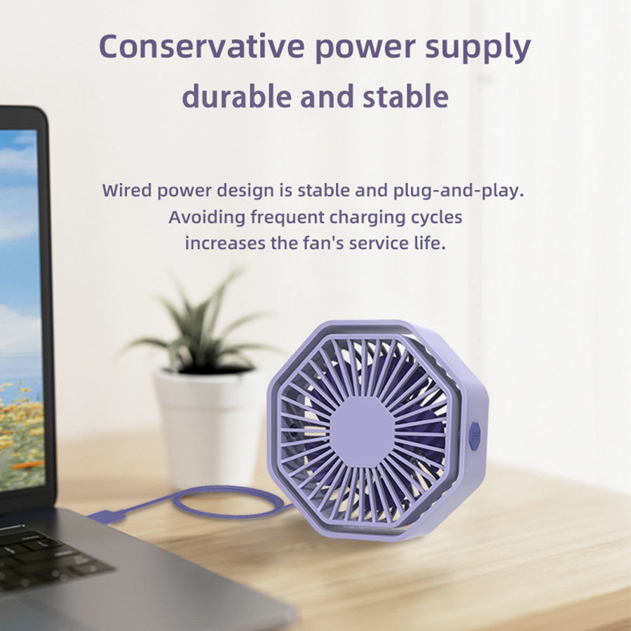 Sześciokątny wentylator biurko – Usb Desk Fan recenzja i cena