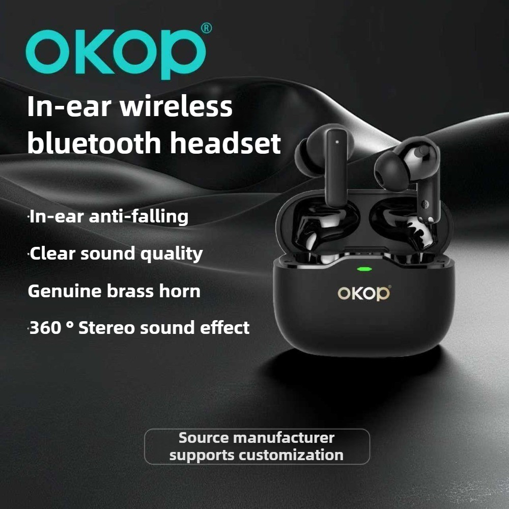 Słuchawki OKOP AI, bezprzewodo – Noise Canceling Headphones recenzja i cena